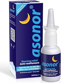 Snoring Nasal Spray - Fast Snore Stopper Drops for Better Sleep, Natural Breathing Relief - Helps Open The Throat & Air Passage While Sleeping - No Pain, Natural Anti Snoring Solution - 30ml