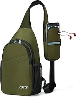 Sling Backpack Crossbody Sling Bag for Women Men Multipurpose Travel Essentials Hiking Chest Bag Daypack