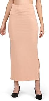 Mehrang Stretchable Saree Shapewear Petticoat for Women, Cotton Blended,Petticoat,Skirts for Women,Shape Wear Dress for Saree