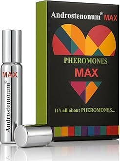 ANDROSTENONUM MAX Pherolec Global Male Pheromone Perfume Oil for Him Real Long-Lasting Original Best Men's Pheromones Cologne Essential Strong Spray Fragrance Essence Extra Strength Man 0.27 fl. oz