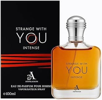Strange With You Intense Perfume for Men Inspired By Str.onger with Y.ou I.ntensely, 100ml EDP Parfum men with Vanilla and Lavender Notes, Long Lasting Mens Perfume, Eau de Parfum for Men