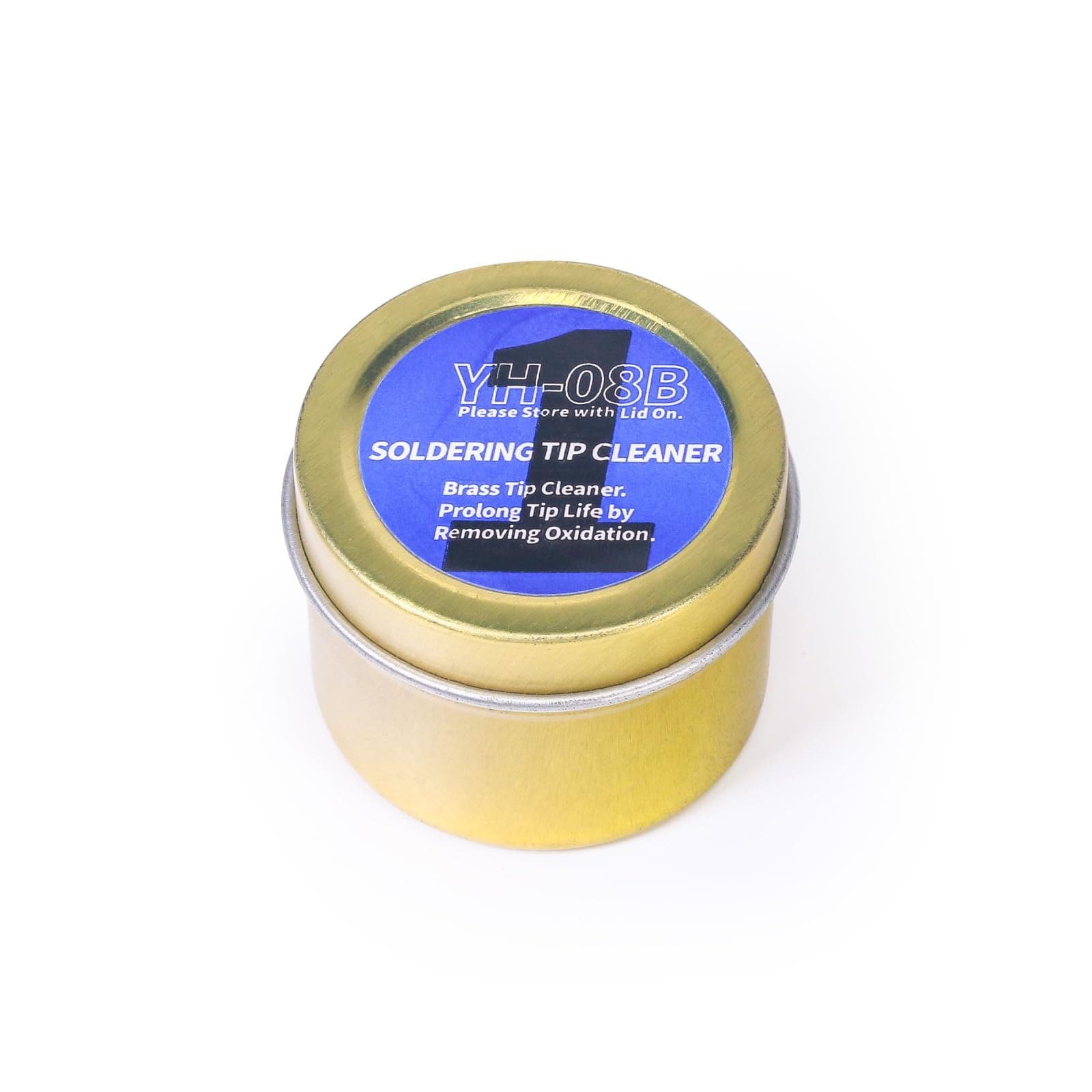 YIHUA 08B/08C Soldering Iron Tip Brass Wire Ball Cleaner Replacement Solder Tips Cleaner (Small-Size #08B / Large-Size #08C) (Small)