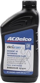 GM Original Equipment 10-9243 (88865549) Dexron VI Full Synthetic Automatic Transmission Fluid - 1 qt