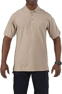Tactical Men's Utility Short Sleeve Polo Shirt, Poly-Cotton Fabric, Wrinkle Resistant, Style 41180