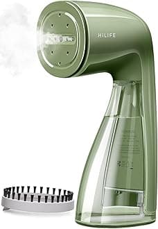 Steamer for Clothes, Portable Handheld Design, 240ml Big Capacity, 700W, Strong Penetrating Steam, Removes Wrinkle, for Home, Office and Travel(ONLY FOR 120V) (Olive Green)