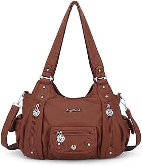 Angel Barcelo Womens Purses and Handbags PU Leather Shoulder Bag Fashion Hobo Bags for Girls