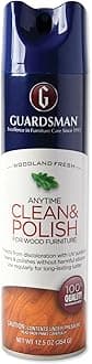 Guardsman Clean & Polish For Wood Furniture - Woodland Fresh - 12.5 oz - Silicone Free, UV Protection - 460100