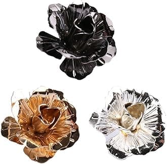 3pcs Men's Brooch Pins Rose Flower Lapel Stick Brooch Pins for Sui
