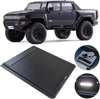 Aluminum Retractable Tonneau Cover Compatible For GMC Hummer EV 2022 2023 2024 2025 Bed Cover with Lock, Durable Truck Back Cover Accessories(Combination lock)