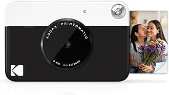 KODAK Printomatic Digital Instant Print Camera - Full Color Prints On Zink 2x3" Sticky-Backed Photo Paper (Black) Print Memories Instantly