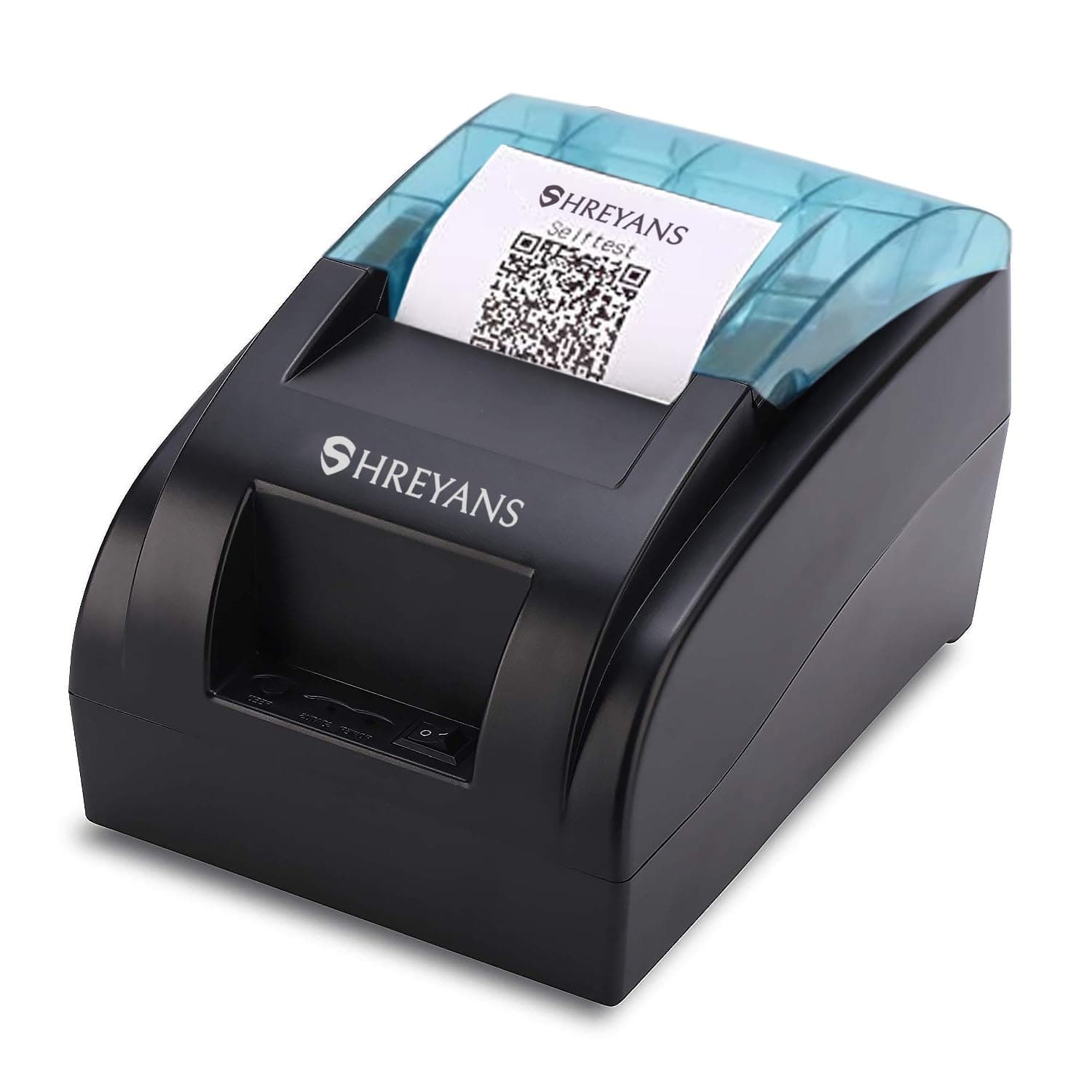 Inkless Thermal Billing Printer, Compatible with Windows, Linux, and Macbooks (58mm Receipt), Black