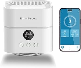 Air Purifier and Humidifier Combo for Bedroom, Covers Up to 200ft², H13 True HEPA Filter, 500ML Water Tank, Quiet Cool Mist Top Fill Essential Oil Diffuser for Baby, Pet Room, APP Control