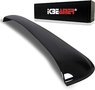 ICBEAMER 42.5" 1062mm Universal Fit Auto Sunroof Snow Guard Wind Waterproof Dark Smoke Deflector Visor