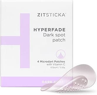 Hyperfade Acne Patches for Face - World's Most Potent Pimple Patch with Fast-Acting Microdarts - Starts Working within 2 Hours for Deep, Early-Stage Zits & Blemish - 4 Count