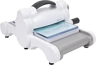 Sizzix Big Shot Die-Cut Machine Cutting Machine for Scrapbooking, Die Cutting, Embossing, Card Making, Sizzix Bigshot (White & Gray) [Official Japanese Version] [660200]