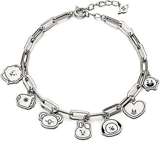 Charm Bracelet Women's Stainless Steel Bracelets Pendant Link Jewelry