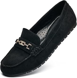 DeYashopin Women's Loafer Shoes Leisure Slip On Work Shoes Comfort Walking Flats