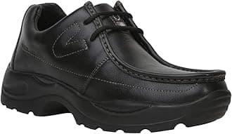 Woodland Men's Black Leather Casual Shoes-(G 4035Y15)