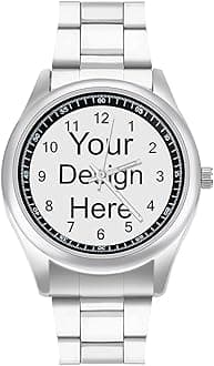- Custom Photo Watch - Personalized Watches with Your Own Picture/Text - For Men & Women
