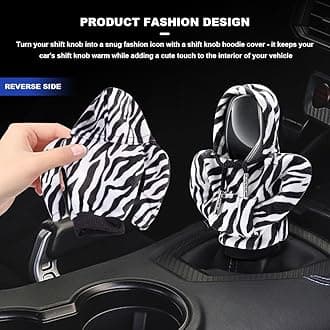 2PCS Universal Hoodie Car Shifter Stick Protector, Funny Shifter Hoodie, 4.76Inch, Decoration for Most Car Gear Shift Levers
