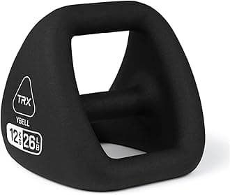 TRX YBell Neo Series 3-in-1 Kettlebell, Dumbbell and Push Up Bar Workout Equipment | Commercial Grade Neoprene Coated Surface | Perfect for Strength Training & Conditioning Workouts