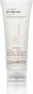 Giovanni L.A Natural Styling Gel | Strong Hold Eco Chic Technology | Holding Power Infused With Natural Surface | Enhancers For Brilliant Shine | 200 Ml