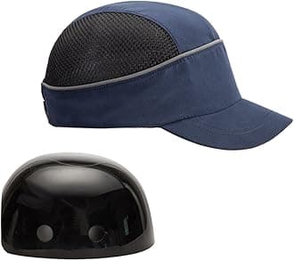 Safety Bump Cap with with Reflective Stripes, Lightweight and Breathable Hard Hat Head Protection Cap