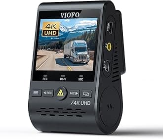 VIOFO A129 Pro 4K Dash Cam 3840x2160P Ultra HD 4K Dash Camera 8MP Sensor GPS Wi-Fi, Buffered Parking Mode, G-Sensor, Motion Detection, WDR, Loop Recording