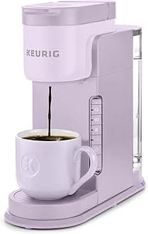 K-Express Single Serve K-Cup Pod Coffee Maker, 3 Brew Sizes, Strong Button Feature, 42oz Removable Reservoir, Lavender