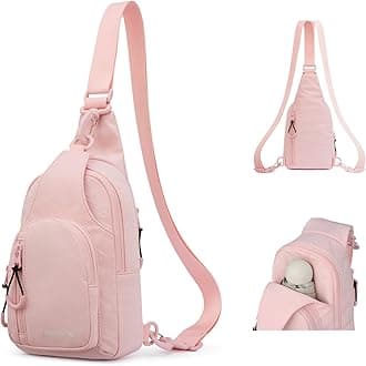 Hanke Crossbody Sling Bag for Women Men, Small & Large Casual Cross Body Sling Bags, Chest Bag for Outdoor Hiking Travel