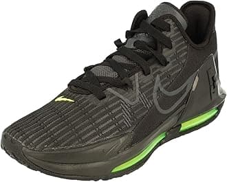 Nike Lebron Witness VI Mens Basketball Trainers Cz4052 Sneakers Shoes, Black/Black-Anthracite-Volt, 8.5 M US