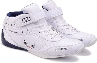 Bersache Sports Shoes for Men |Latest Stylish Sports Shoes for Men |Lace-Up Lightweight White Shoes for Running, Walking, Gym,Trekking and Hiking Shoes for Men