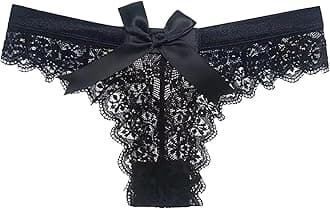 JOYOWomen's Mesh Sheer Panties Lace Lingerie Seamless Underpants See Through Underwear Comfortable Lace Edge Brief