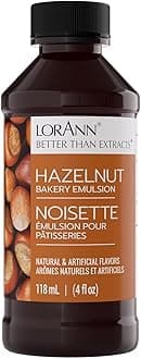 LorAnn Oils Bakery Emulsions Natural & Artificial Flavor 4oz-Hazelnut -0806-0772