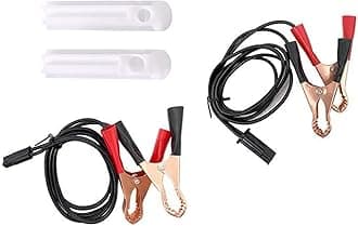 HAOBO Fuel Injector Cleaner Kit, Universal Fuel Injector Flush Cleaner Adapter DIY Cleaning Tool Kit with Test Lead, Car Accessories for 12-24V Auto Car Diesel Gas Fuel Injector