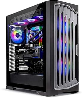 Skytech Gaming Legacy 4 Desktop PC, Ryzen 7 9800X3D 4.7 GHz (5.2 GHz), AMD RX 7900XTX 24GB, X670 Board, 2TB Gen4 NVMe SSD, 32GB DDR5 RAM 6000 RGB, 1000W Gold ATX 3 PSU, 360mm ARGB AIO, Wi-Fi, Win 11