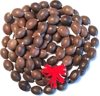 MNAONLINE1931 Kamal Gatta Original Jaap Mala for Laxmi Puja Lotus 108 Seed Mala with Gomukhi Bag