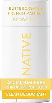 Native Deodorant Contains Naturally Derived Ingredients, 72 Hour Odor Control, Deodorant for Women and Men, Aluminum Free, Buttercream & French Vanilla 2.65oz