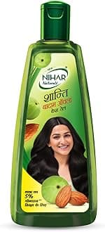Shanti Badam Amla Hair Oil, 300ml - 1 Pack (Ship from India)