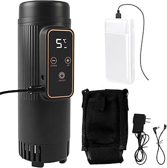 Electric Insulin Cooler Travel Case TSA Approved, Medication Cooler for Travel, Diabetes Travel Case,1–5 Medication Pens, Power Bank, USB Charger, Temperature Control（Need to Connect Power Supply）