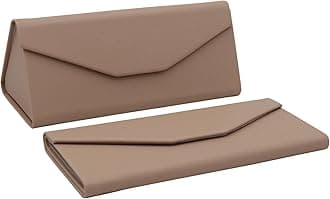 Glasses Case for Men and Women - Magnetic Folding Hard Shell Sunglass Holder - Inspired by Solid Color