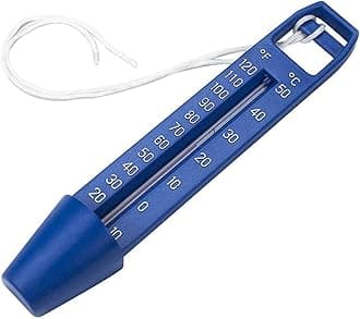 Pool Thermometer Premium Water Thermometers with String Degrees and Fahrenheit Accurate Temperature Readings Ideal for All Swimming Pools Spas Hot Tubs Ponds