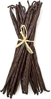 50 Tanzanian Vanilla Beans Whole Grade A Vanilla Pods for Homemade Vanilla Extract, Baking, Ice Cream, Flavoring, & Vanilla Powder