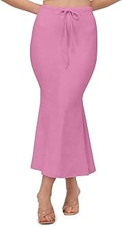 Mehrang Stretchable Saree Shapewear Petticoat for Women, Cotton Blended,Petticoat,Skirts for Women,Shape Wear Dress for Saree