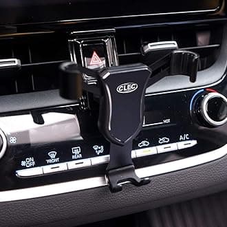 Beerte Car Phone Holder fit for Toyota Corolla 2020-2026,Corolla Cross 2022-2026,360 °Rotation Adjustable Car Air Vent,Auto Dashboard Cell Phone Mount fit for Any inches Mobile Phone (Alloy-Black)