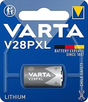 Batteries Electronics V28 PXL lithium battery 1-pack, Battery in original blister pack of 1