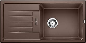 BLANCO FAVUM XL 6 S – Classic Inset Granite Sink – SILGRANIT Starter Model for 60 cm Wide Base Units – Brown – 524238