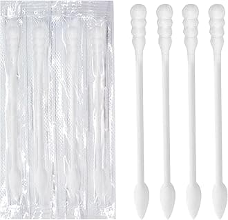 400 Count Individually Wrapped Cotton Swabs,Travel Cotton Swabs,Cotton Stick,Pointed Cotton Swab,Spiral Cotton Swabs,Individually Wrapped Double Tipped Cotton Swabs,for The Ear, Makeup, Clean
