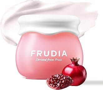 FRUDIA. Pomegranate Mini Nutri-Hydrating Cream. Pomegranate Extract with Polyphenols. Antioxidant Properties. Soothes Sensitive Skin and Reduces Wrinkles. Content 10 g.