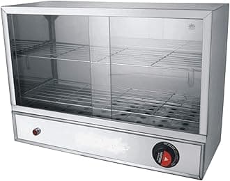 FROTH & FLAVOR Sliding Glass Patties Warmer Samosa Burger Hot Case/Food Warmer
